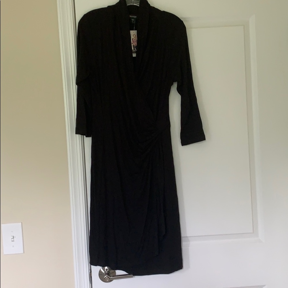 Faux wrap dress